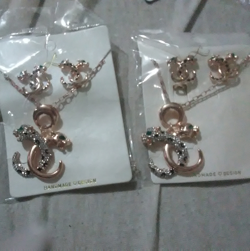 Necklace and Earrings